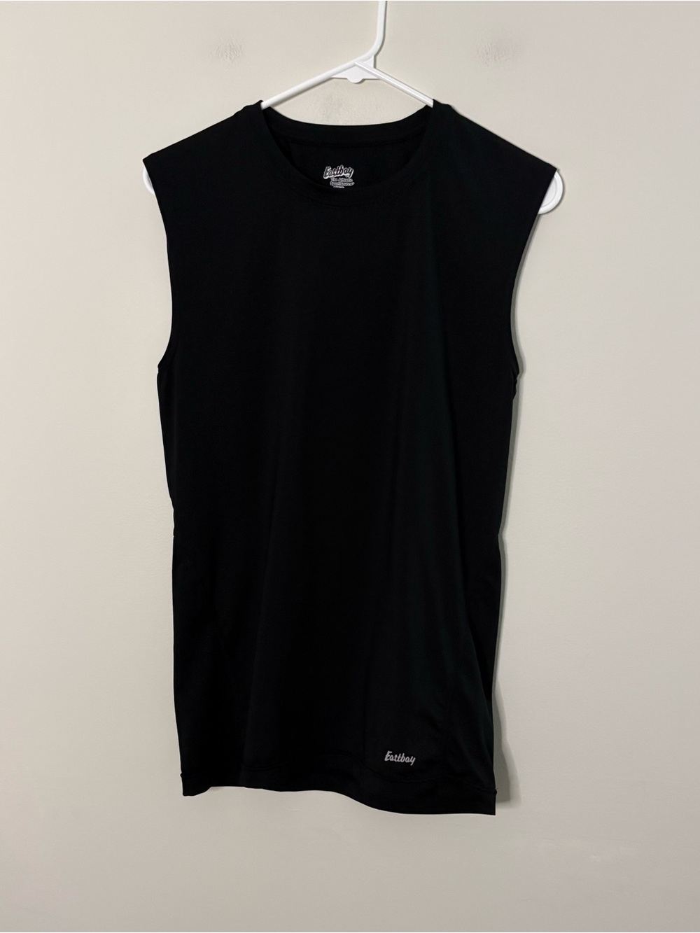 Eastbay Men’s Large Black Tank Top Sleeveless Gym Workout Y7